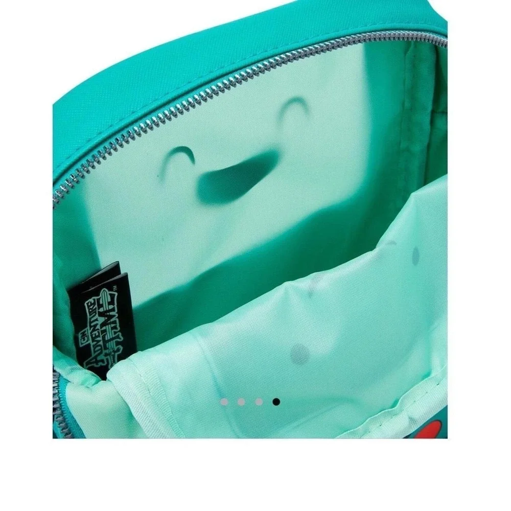 Adventure Time BMO Crossbody Bag Unisex Green Double-Sided NWT